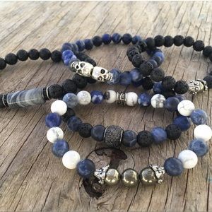 Handmade by me.   bracelets